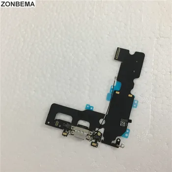 ZONBEMA 5pcs NOU Încărcător Port de Încărcare de Andocare Conector USB Cablu Flex Pentru iPhone 7 7 Plus De 4.7