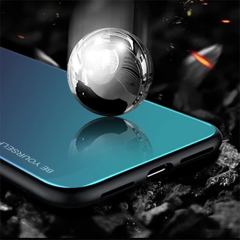 Gradient de Sticla Caz de Telefon Pentru Samsung Galaxy S10 5G S10e Nota 9 8 S9 S8 Plus J4 J6 A6 A8 2018 J6+ J4+ Capac Cazuri