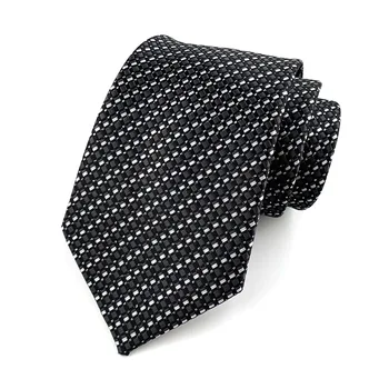 8cm Cravate pentru Barbati Casual Carouri cu Dungi, Cravata de Nunta Costume de Afaceri Jacquard Formale Rochie Cravată Slim Barbati Cravata Gravatas