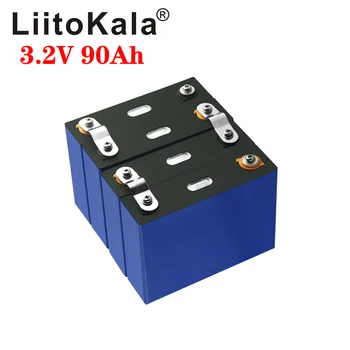 LiitoKala 3.2 v 90Ah LifePo4 baterie litiu 270A 3C mare de scurgere pentru diy 12V 24V, Invertor solar electric vehicul antrenor de golf