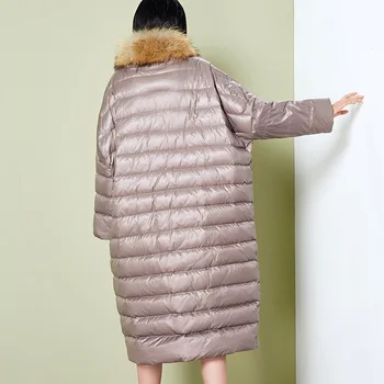 Design Original Toamna Iarna Femei Casual Ultra Pierde Lumina Alb Rață Jos Sacou Supradimensionat Femei Puffer Coat abrigo mujer