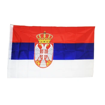 Serbia Poliester standard Mândrie Steagul de Pace 90 *150cm Steagurile Republicii Serbia pavilion SRB sârb bannar procesiune cunosc