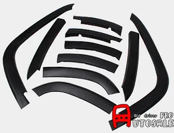 De calitate Pentru Jeep Compass 2011 - Negru Fender Flares Arc Roata Corpul Ușa Truse de Extensie 10buc