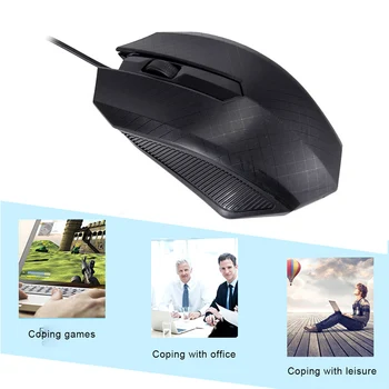 3000DPI Gaming Mouse Optic USB Mouse cu Fir Soareci De Calculator, Laptop-uri Notebook ND998