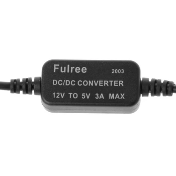 Nou 1 buc Vehicul Incarcator Auto USB Mufa 12V la 5V 3A Alimentare Convertor Pentru DVR camera Video