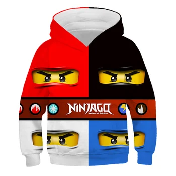 Noi Baieti Hanorac Legoes tricouri Copii Ninjago Fete Hanorac cu Mâneci Lungi chothing Copii de Primavara Toamna Haine Copilul Îmbrăcăminte exterioară