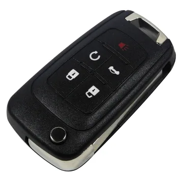 Jingyuqin 20buc/lot 2/3/4/5 Butoane Cheie auto Shell Acoperire Pentru Chevrolet Cruze Aveo Epica Pliere Flip Key Caz Netăiat HU100 Lama