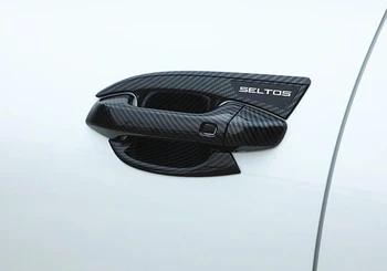 Pentru Kia Seltos 2019 2020 2021 Accesorii Auto ABS Cromat Mâner de Ușă Capac Castron Cupa Cavitatea Trim Introduce Prinde Turnare Garnitura