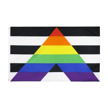 90*150cm Gay Straight Alliance Steagul Curcubeu Gay Pride Banner Lesbiene LGBT Gen
