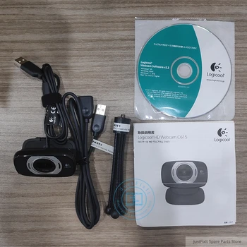 Logitech HD Pro Webcam C615 1080P Webcam Autofocus Camera Full HD cu ecran Lat apeluri Video