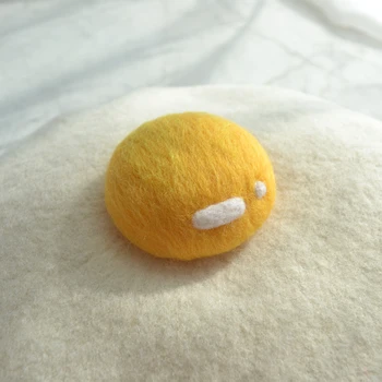 Un ou fiert ~ manual lână simțit minunat Japoneză galbenus de ou bereta pictorul pălărie prezent obtinerea de noi toamna și iarna