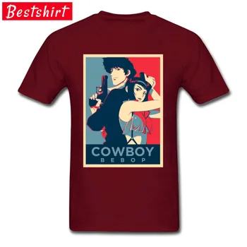 Ieftine Topuri Tricou Cowboy Bebop Constelații Anime Japonez Tricouri Europa Maneca Scurta Bumbac Toate Rotund Gat Barbati Top T-shirt