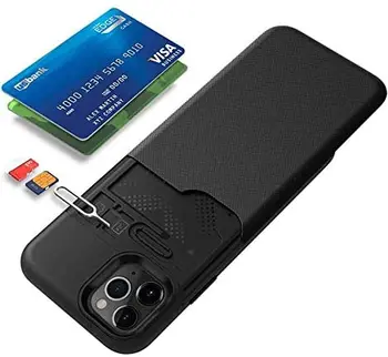 Pentru iPhone X Caz,WOWCASE Portofel Card de Credit Slot de Afaceri 360 Protector de Acoperire Pentru iPhone 11 Pro Max 2019 Silicon PC Fundas