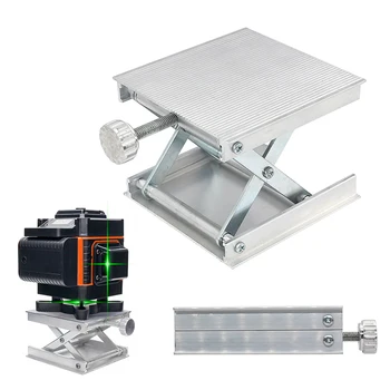Platformă de ridicare pentru Nivele cu Laser Reglabile pe Înălțime 25-90 mm Material Metalic Universal Suportului de Ridicare Nivele cu Laser Accesorii