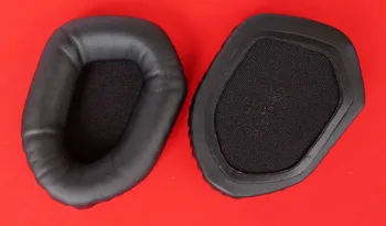 Inlocuire tampoane pentru urechi din Piele pernă de piese de schimb pentru V-MODA Crossfade M-80 M80 căști (Negru)
