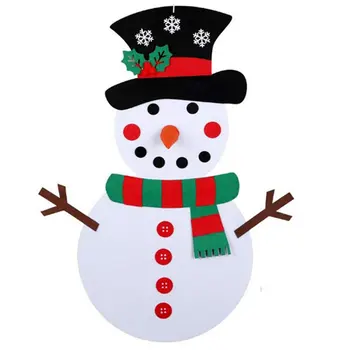 Copii Diy Simțit Crăciun, Om De Zăpadă, Pom De Crăciun Decorare Simțit Crăciun Ornament Crăciun Om De Zăpadă