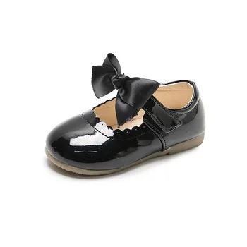 Copii Bomboane de Culoare pentru Copii Pantofi Moi Jos 2020 Primăvară Piele Netedă Copii Fete Pantofi de Printesa Pantofi de Partid Papion D04203