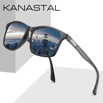 Polarizat ochelari de Soare Barbati TR90 Clasic Vintage de Conducere Ochelari de Soare Pescuit Nuante Cadru Pătrat de sex Masculin Ochelari de Protecție UV400