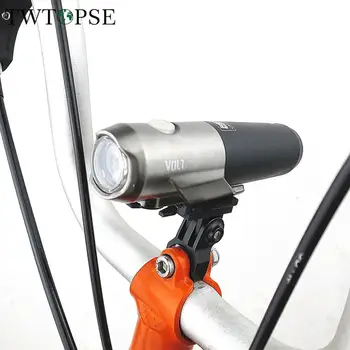 TWTOPSE Calculator de Biciclete Lanterna aparat de Fotografiat Suport Rack Pentru Brompton Pliere Biciclete Mount Pentru GOPRO/GARMIN/Bryton/Cateye Lumina Partea