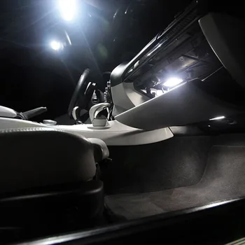 Edislight 13Pcs Canbus Gheață Alb Albastru Lampă cu LED-uri Becuri de Mașină Pachet de Interior Kit Pentru 2011-2017 Jeep Grand Cherokee Harta plafoniera