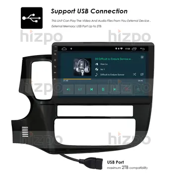 2G+32G Android 10 autoradio Pentru Mitsubishi Outlander 3 2012-2018 Radio Auto Multimedia Player Video de Navigare GPS 2 din nodvd 4G