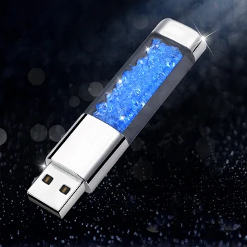 Moda Cristal De Diamant Usb Flash Drive Metal Pen Drive Usb2.0 Unitate Flash, 4g, 8g 16g 32gb Memory Stick U Disc Pendrive Mai bun Cadou