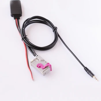 Biurlink RNSE 32Pin Bluetooth 5.0 Receptor 150CM Jack de 3,5 MM AUX-IN Adaptor Audio pentru Audi A3 A4 A6 A8 R8 TT RNS-E Stereo