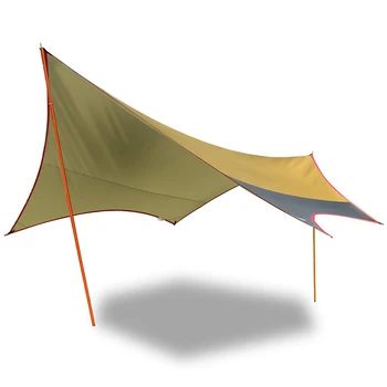 M 500*470cm poli Vidalido în aer liber ultra-mare de argint acoperite cu tent cort anti-uv plaja copertina parasolar