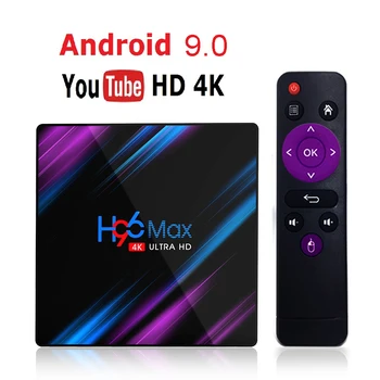 2020 H96 Max Android TV Box RK3318 4K HD Andriod Set Top Box TV Netflix, Youtube Streaming Media Player 3D Google Smart TV Box