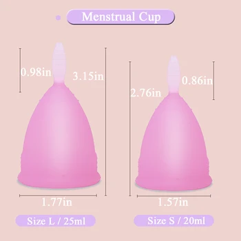 2 Buc Silicon Medical Cupa Menstruala Pentru Femei Produse De Igienă Feminină Perioada Ceașcă De Sex Feminin Copa Menstrual Colector