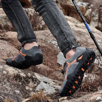 Nouă Bărbați În Aer Liber Adidași Respirabil Drumeții Pantofi Bărbați Femei Piele De Căprioară Și Aer Ochiurilor De Plasă De Alpinism Pantofi Barbati Trekking Cizme De Vânătoare