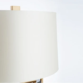 Art Deco e27 Postmodern Fier Tesatura Marmură Lampă de Masă. Lampa De Birou.LED Dest Lampa Pentru Dormitor, Hol