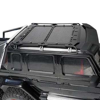 Metal, Fibra de Carbon, portbagaj cu Placa Antiderapante pentru TRX6 1/10 RC Alpinism Masina