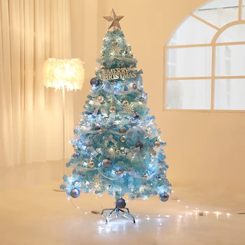 60cm Albastru Pom de Crăciun Roz Decorare Pom de Crăciun Petrecere Ornamente de Simulare Cedru Petrecere de Anul Nou Decoratiuni Interioare xx181