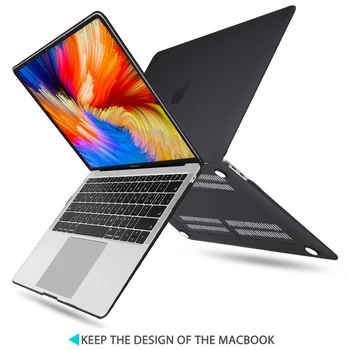 Matte/Crystal Hard Shell Case + Keyboard cover Pentru 2019 Macbook Pro 13 TouchBar A2159 Aer 13 A1932 Pro Retina 11 12 13 15 16