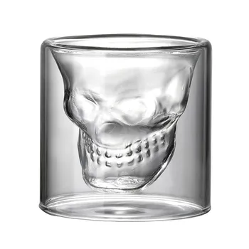 75ML Craniu de Cristal Cupa Creative Whisky, Vodca Fantomă Împușcat Cap de Craniu Vin, Bere, Cana Sticla Acasa Bar Club Petrecere Pahare Cesti Set