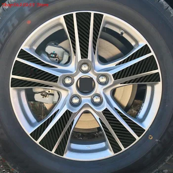 Pentru Toyota RAV4 RAV-4 2019 2020 2021 Butuc Roata Fibra de Carbon Autocolante Modificarea Automată a Roții Folie de Protectie Accesorii Auto