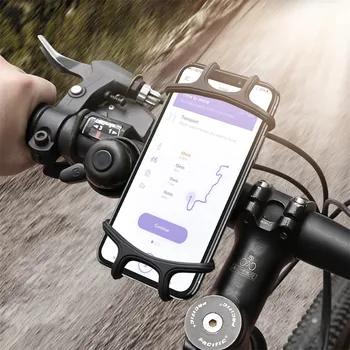 2020 Universal pentru Biciclete Suport de Telefon Mobil Silicon Motociclete Biciclete Ghidon Suport de Montare Suport de Montare Suport de Telefon Pentru iPhone