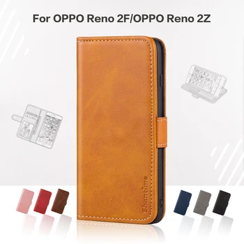 Flip Cover Pentru OPPO Reno 2F Caz de Afaceri din Piele de Lux Cu Magnet Portofel Caz Pentru OPPO Reno 2Z Capacul Telefonului