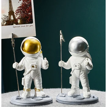 Creative Rășină Astronaut Meserii Ornamente Foto Deoration Ceas Stand De Birou Modern Living Home Decor Accesorii Cadou