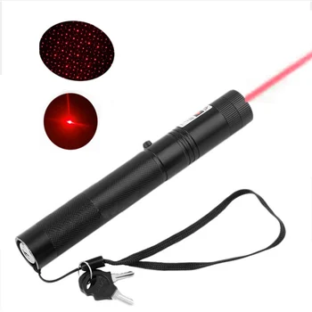De mare putere, roșu cu laser pointer rosu 5MW dot laser puternic de 10000 de metri 2 in 1 detasabil indicator cu laser super-departe de radiații