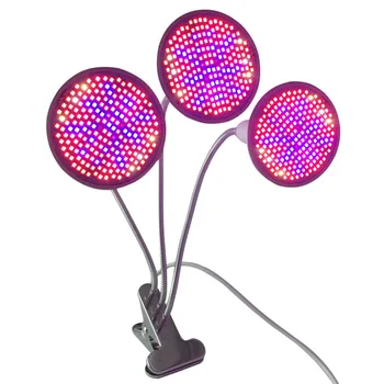 3-Cap de 200 Spectru Complet Planta cu LED-uri Cresc de Lumină Lampă Clip Legume UV IR E27 pentru Interior Hidro Cameră Bec cu efect de seră Flori cort