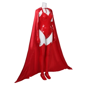 WandaVision2020 Sexy Wanda Maximoff Scarlet Witch Uniformă Cosplay Costum Costum