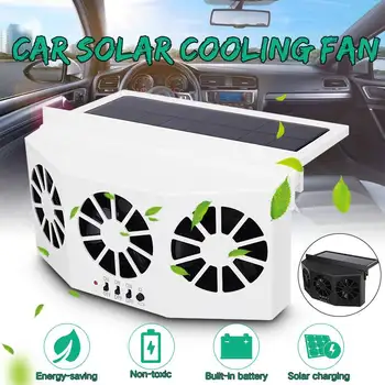 Masina de Răcire Sistem Panou Solar de Fereastra Mașinii Cooler Ventilator Auto Air Vent Ventilație Ventilator Solar Radiator 3 Ventilatoare Pentru Rulote RULOTA Caravana