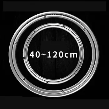 HQ SD01 40-120CM Diametru Solide din Oțel Inoxidabil Lazy Susan Inoxidabil placă Turnantă Rotire Placă de Rulment Tabelul Pivotant de Bază