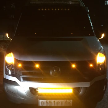 6x Chihlimbar Galben LED-uri Auto Camion de poziție Laterale DRL Parcare Baltă Caroseriei Lumini de Curtoazie Pentru Chevrolet Corvette