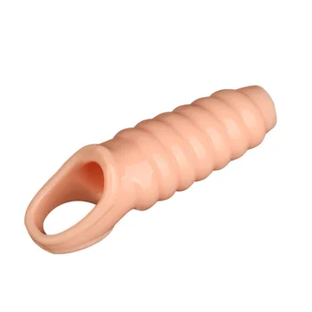 Reutilizabile Penis Extinderea Extinderea Penisului Fir Pompa pentru Penis Sleeve Dildo-uri Prezervative Îngroșarea Întârziere Inele pentru Penis Jucarii Sexuale pentru Barbati.