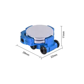 2 buc Aliaj Reglabil Magnetic Invizibil Invizibil Corpul Post Mount pentru 1/10 RC Șenile Model de Masina Piese de Schimb ZC