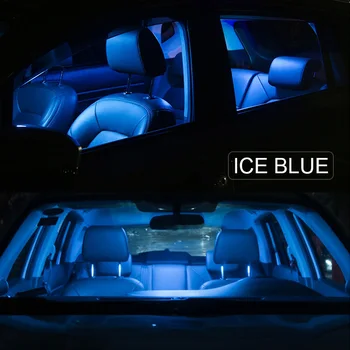 18pc X Nici o Eroare LED-uri de Interior Dome Lectură Kit de Lumina Pachet Pentru 1995 1996 1997 Jaguar XJ XJ6 XJR ( X300 )