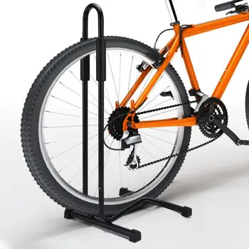Bicicleta Podea Tip de Parcare Raft în formă de L Repara Stand pentru Drum de Munte Biciclete de Interior, în aer liber, Colț de Depozitare Garaj